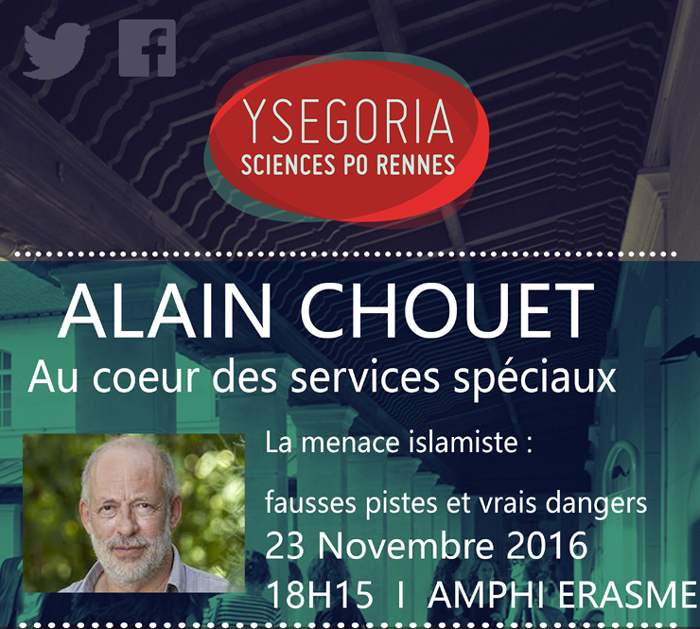 Alain Chouet à Rennes le 23 novembre 2016
